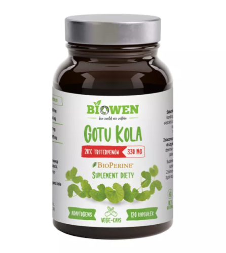 Gotu Kola wąkrotka azjatycka 330 mg