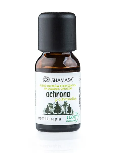 Olejek eteryczny mix olejków przeciw komarom i owadom 15 ml Shamasa