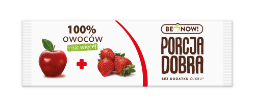 Jabłkowo-truskawkowy listek (baton) 16g