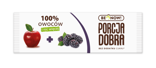Jabłkowo-jeżynowy listek (baton) 16g