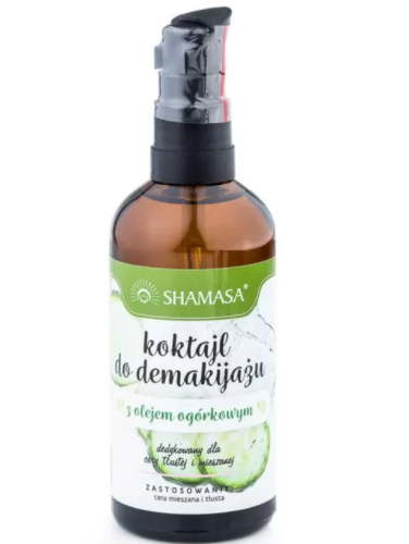 koktajl z ogórków do demakijażu Shamasa