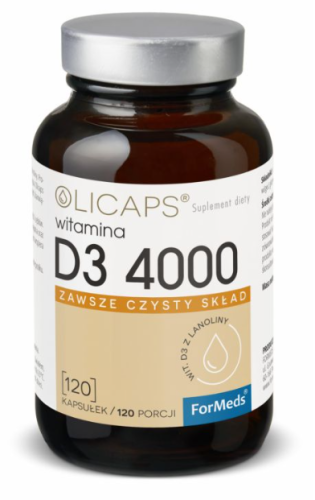OliCaps Formeds D3 4000  - stawy kości dla osób 75+  