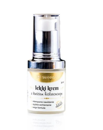 Lekki krem z kwasem hialuronowym + wit. E