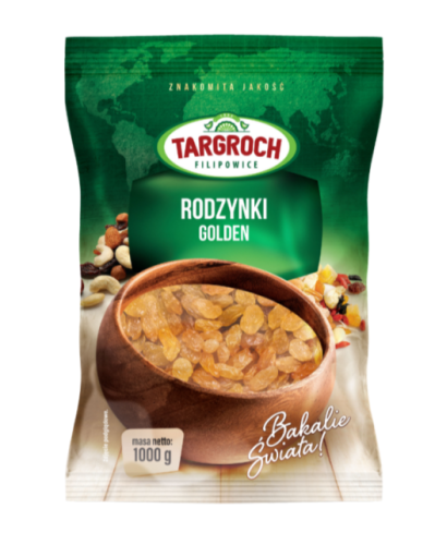 Rodzynki golden jumbo 1 kg Targroch