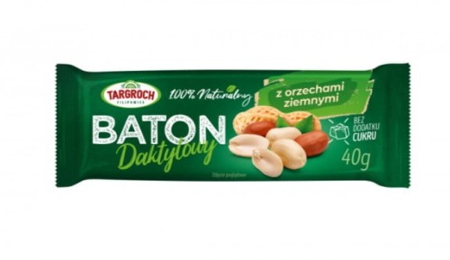 Baton daktylowy z orzechami ziemnymi 40 g