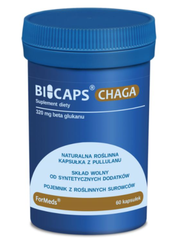 BiCaps Formeds CHAGA - beta glukan cukrzyca choresterol 60 kapsułek.png