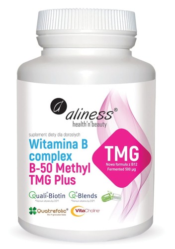 Aliness B-50 Complex methyl TMG plus 100 kapsułek