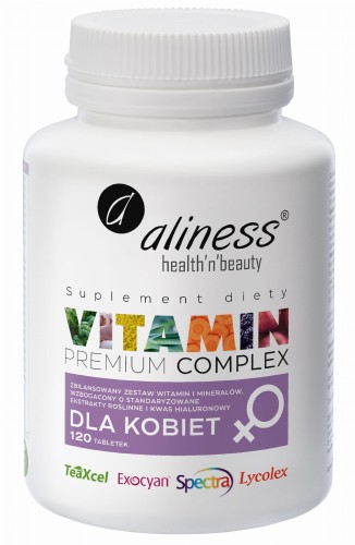 Aliness Premium Vit. COMPLEX DLA KOBIET 120 tabletek