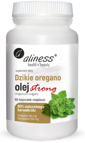 Aliness DZIKIE OREGANO olej strong odporność 100 tabletek