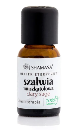 Olejek eteryczny szałwia muszkatołowa 15 ml Shamasa