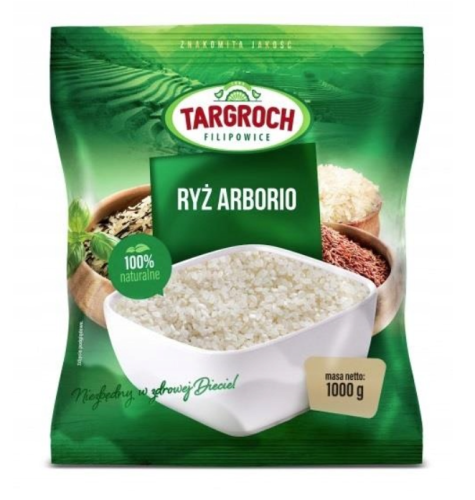 Ryż sypki do risotto arborio 1kg Targrch