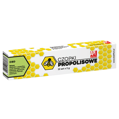 Czopki propolisowe CBD 12 szt.