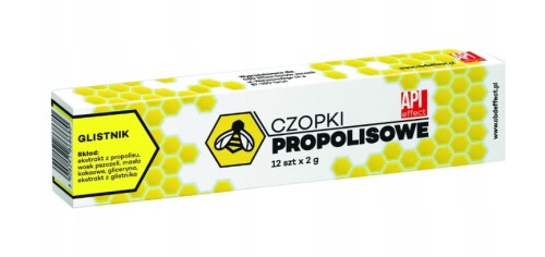 Czopki propolisowe z glistnikiem 12 szt.