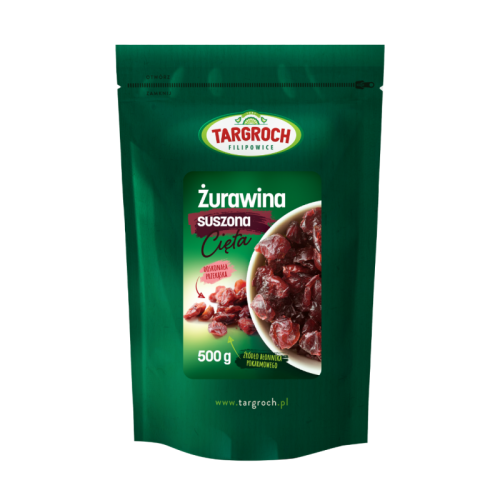 Żurawiną suszona cięta 500g