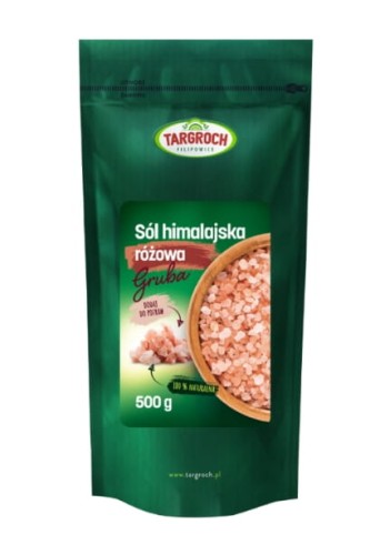 Sól himalajska gruboziarnista różowa 500g