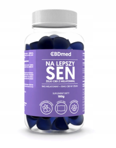 Żelki CBD 15mg z melatoniną