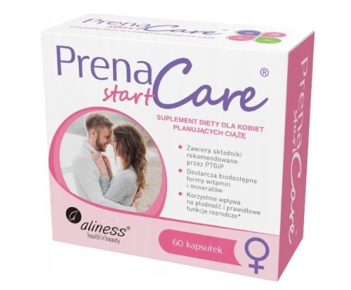 Prenacare Start dla kobiet PLANOWANIE CIĄZY 60 kapsułek Alines