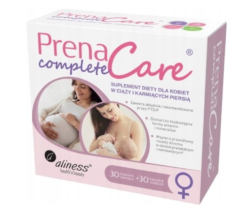 PrenaCare Complete dla kobiet w ciąży WITAMINY Foliany Alines
