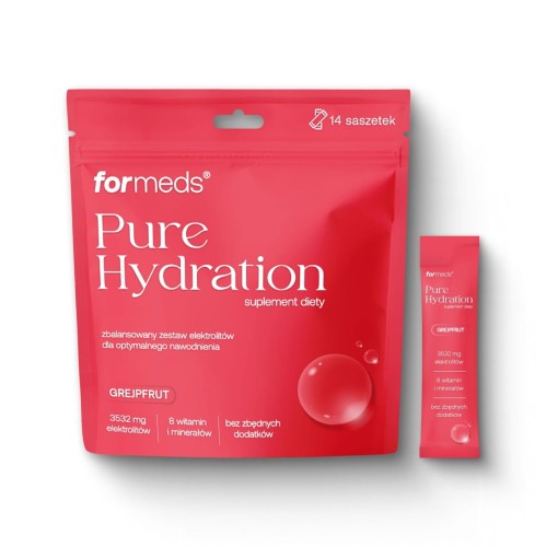 Formeds ELEKTROLITY Pure Hydration Grejpfrut nawodnienie SÓD POTAS MAGNEZ