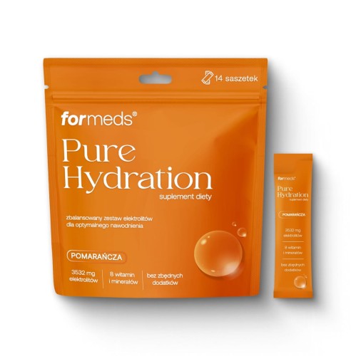 Formeds ELEKTROLITY Pure Hydration pomarańcza nawodnienie SÓD POTAS MAGNEZ
