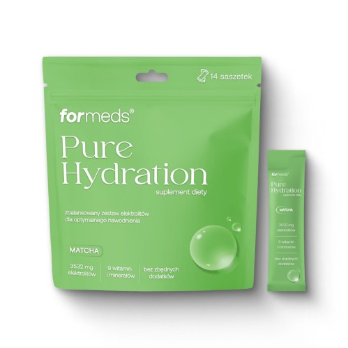 Formeds ELEKTROLITY Pure Hydration Matcha nawodnienie SÓD POTAS MAGNEZ