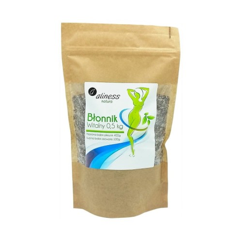 Błonnik Witalny PLUS – z Acerolą i Fibregum, naturalne wsparcie jelit i odporności Aliness 0,5kg