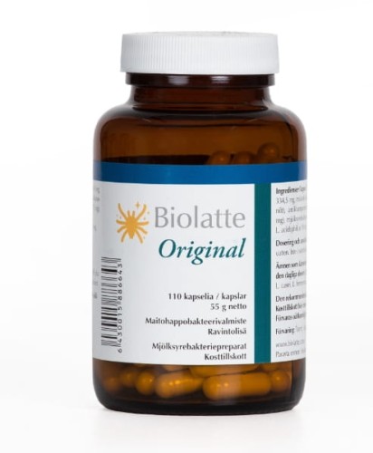 Biolatte Original 110 kapsułek Fiński probiotyk