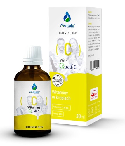 Witamina C - wsparcie odporności i redukcja zmęczenia. Avitale 30ml