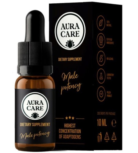 Adaptogeny MĘSKI POTENCJAŁ Aura Care 10ml LIBIDO