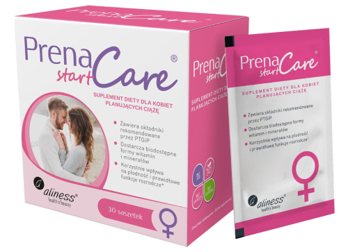 Aliness PrenaCare START 30 saszetek – kompleksowe wsparcie dla kobiet planujących macierzyństwo