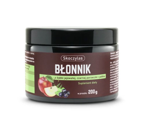 Skoczylas Błonnik z babki jajowatej, czarnej porzeczki i jabłka