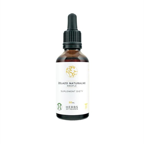 Żelazo Naturalne w Kroplach HERBS 50 ml Wsparcie dla organizmu