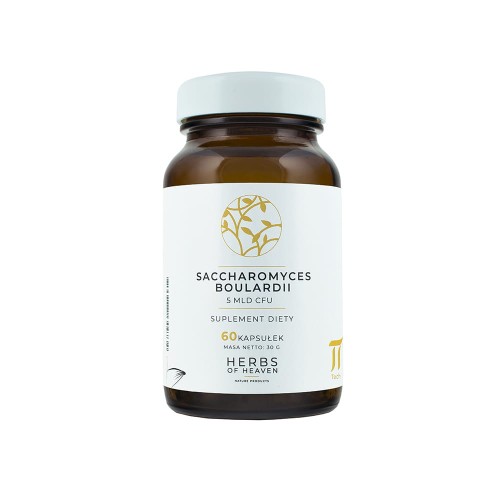 Boulardi saccharomyces 250 mg 60 kapsułek Mikro drożdże HERBS