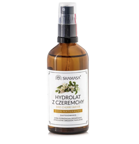 Hydrolat z czeremchy na trądzik przeciwzmarszczkowy Shamasa 100ml