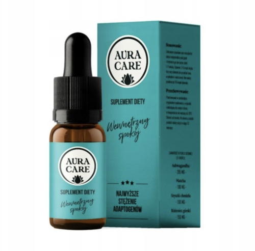 Wewnętrzny spokój stres poprawa nastroju Aura Care 10ml