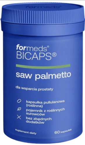 For Bicaps Saw Palmetto ZDROWIE PROSTATY 60 kapsułek Formeds