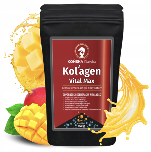 KOŃSKA DAWKA KOLAGEN Vital Max PODWÓJNA MOC REGENARCJA 450g