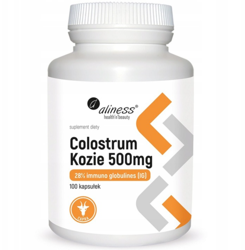 Kolostrum Colostrum Kozie ODPORNOŚĆ 100 kapsułek Aliness