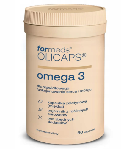 For olicaps Omega-3 NA MÓZG SERCE KRĄŻENIE WZROK 60 kapsułek