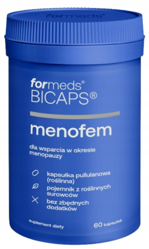 Bicaps MenoFem MENOPAUZA KWAS FOLIOWY HORMONY Formeds
