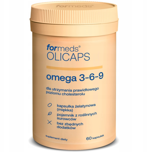 Olicaps Omega-3-6-9 SERCE METABOLIZM CHOLESTEROL