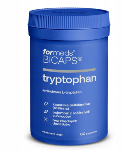 Tryptophan na STRES DEPRESJE SEN SPOKÓJ Formeds Bicaps 60 kapsułek.