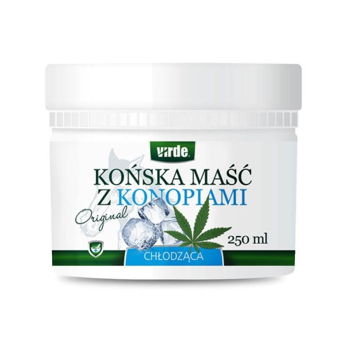 Końska maść chłodząca z konopiami