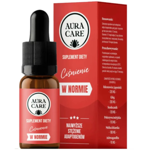 Adaptogeny Ciśnienie Aura Care 10ml