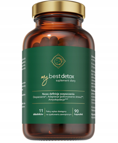 MyBestDetox DETOKS OCZYSZCZANIE 90 kapsułek MyBestPharm