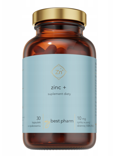 MyBest Zinc+ CYNK EKSTRAKTY ROŚLINNE ODPORNOŚĆ 30 kapsułek MyBestPharm