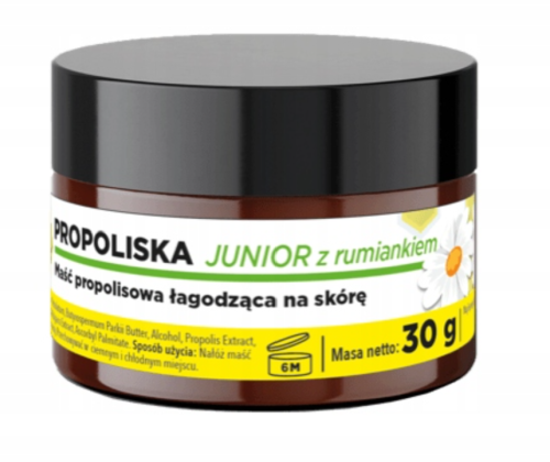 Maść propolisowa Junior z rumiankiem dla dzieci