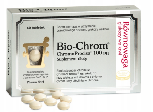 Bio-Chrom NA PRAWIDŁOWY POZIOM CUKRU 60 kapsułek Pharma Nord