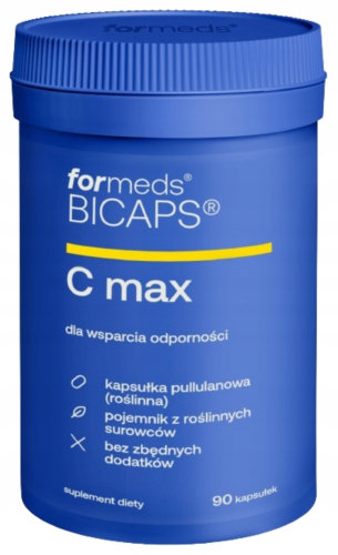 Witamina C MAX DLA ODPORNOŚCI I ZDROWIA For BICAPS