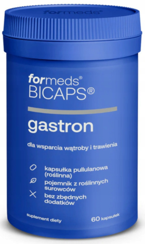 For Bicaps Gastron NA TRAWIENIE ZDROWE JELITA I WĄTROBE 60 kapsułek